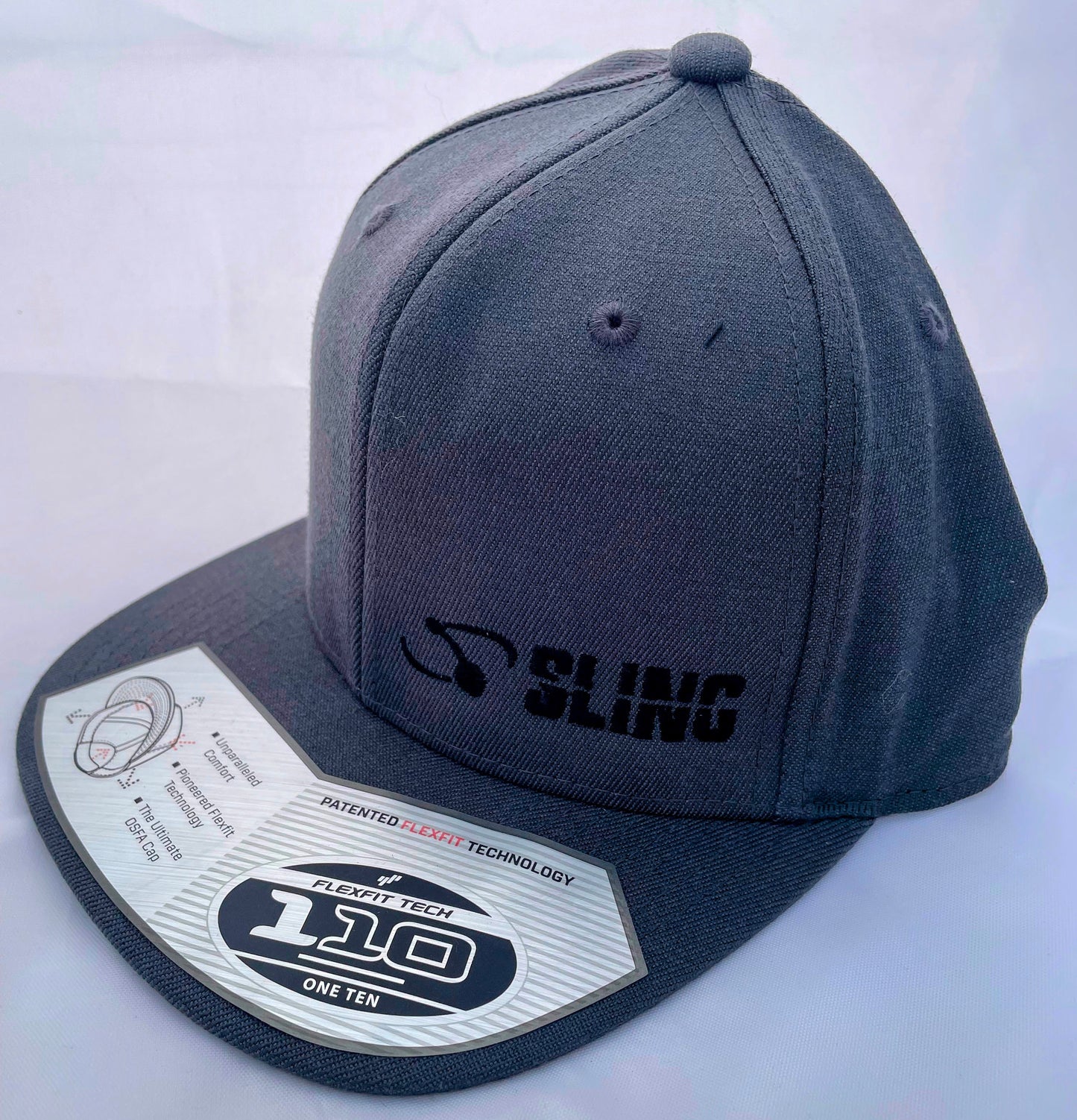 SlingSet trucker hat - gray with black logo